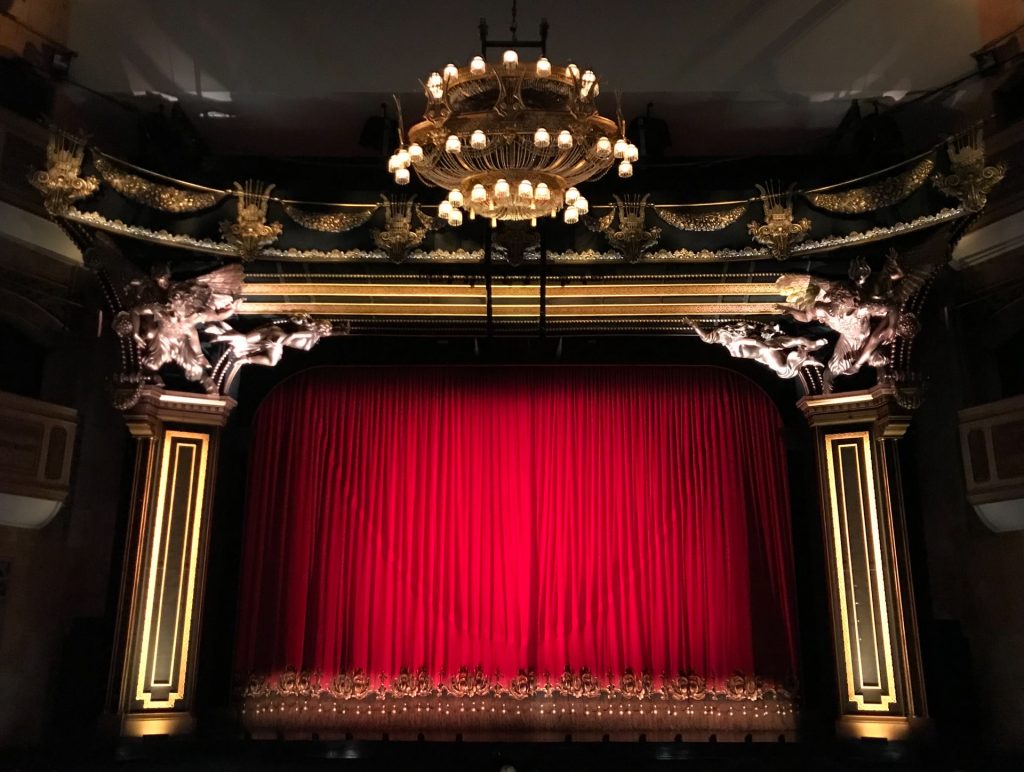 A theatre stage.
